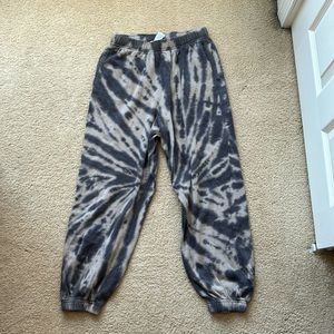 Garage tie dye sweatpants